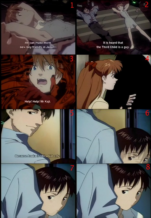 Going back chronologically, before Asuka arrived in Tokyo-3, she had that l...